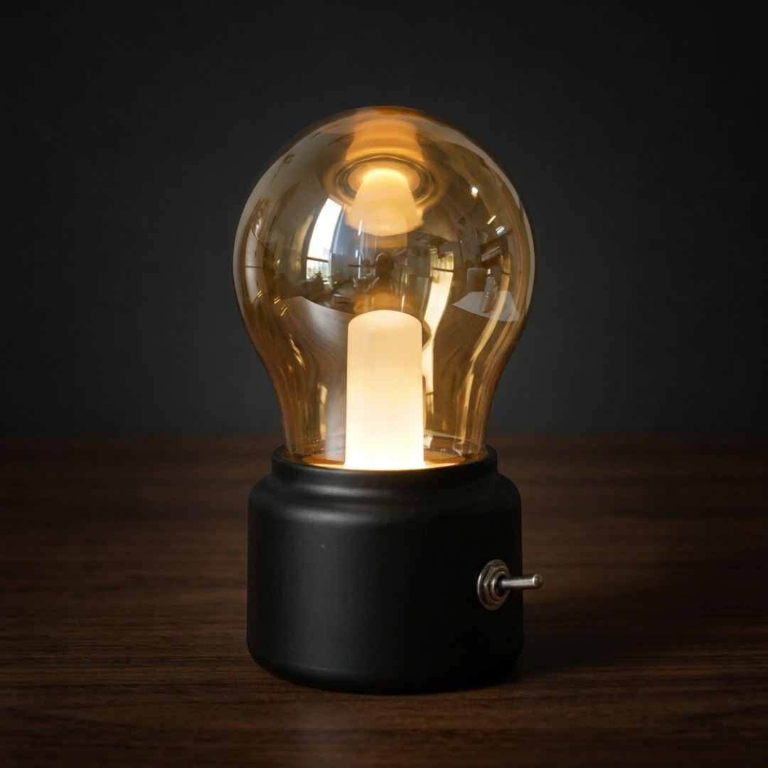 Mini Amber Candle Bulb