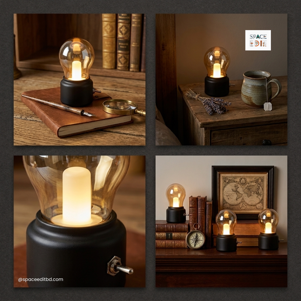 Mini Amber Candle Bulb