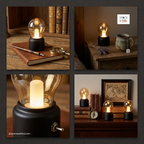Mini Amber Candle Bulb